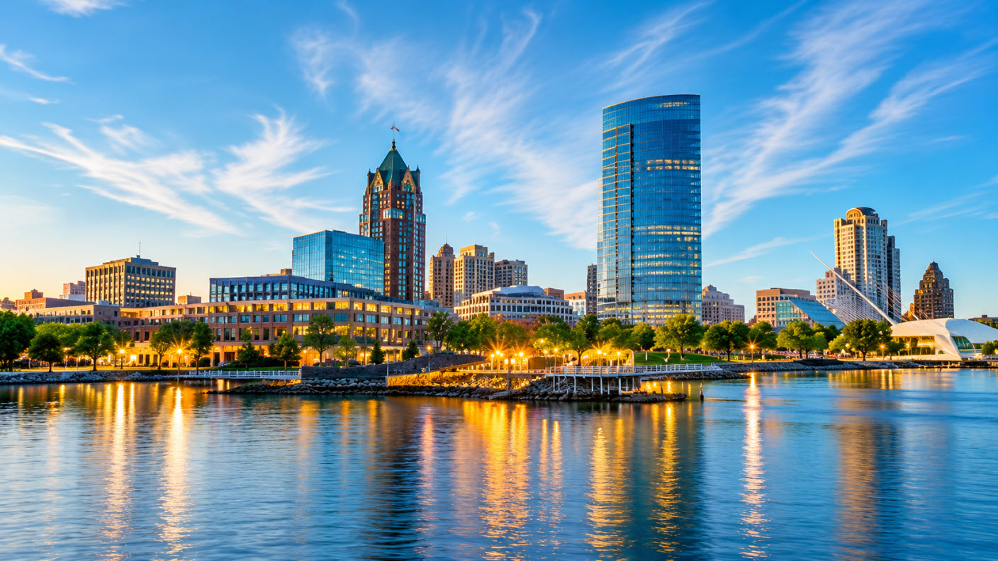 Milwaukee lakefront skyline